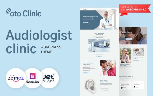 OTO Clinic - ENT Specialist WordPress Theme - Image 1