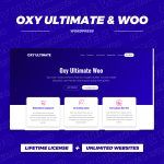 Oxy Ultimate & Woo Lifetime Wordpress plugin with original license key