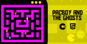 Pacboy and the ghosts html5 game construct 3 gplpixel.png
