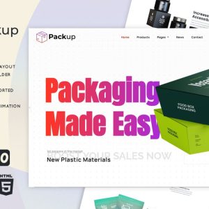 Packup - Packaging & Material WordPress Theme