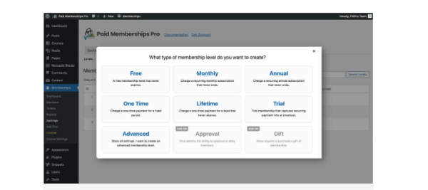 Paid Membership Pro WordPress Plugin with original license key - Image 1