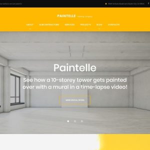 Paintelle - Painting Company WordPress Theme