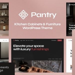 Pantry — Kitchen Cabinets & Furniture WordPress Theme