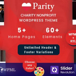 Parity - Nonprofit Charity WordPress Theme