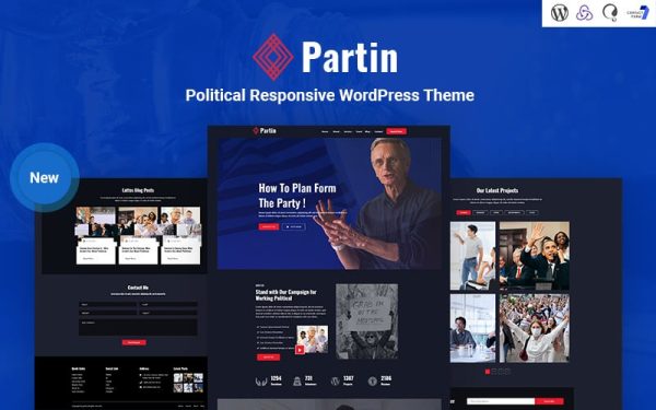 Partin - Political Campaign and Party Responsive WordPress Theme - Image 1