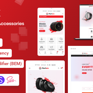Partsix - Auto Parts &Car Accessories Shop HTML Template