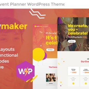PartyMaker | Event Planner & Wedding Agency WP