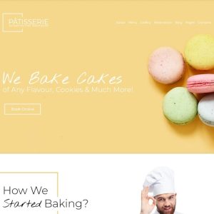 Patisserie - Cakery Responsive WordPress Theme