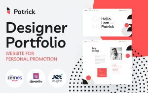 Patrick designer portfolio website for personal promotion wordpress theme.jpg