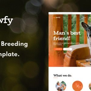 Pawfy – Dog Grooming & Breeding HTML Template