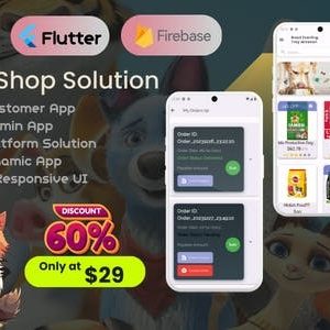 PawsHaven - Your Ultimate Pet Paradise eCommerce Solution | User & Admin App | Flutter & Firebase