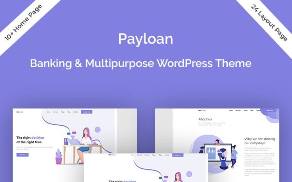 Payloan - Loan & Banking WordPress Theme - Image 1