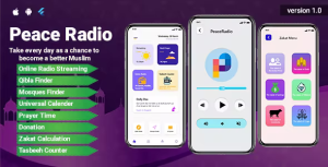 Peaceradio muslim online radio and qibla finder with prayer time full app.png