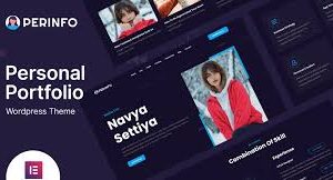 Perinfo - Personal Portfolio WordPress Theme