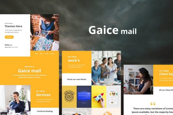 Personal Page Responsive Newsletter Template - Image 1