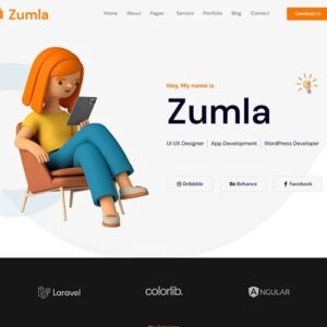 Personal Portfolio WordPress Theme