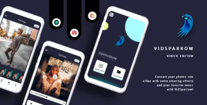 Photo to video maker slideshow maker with music vidsparrow codermarket.png