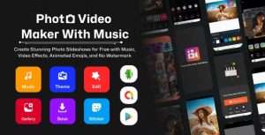 Photo video maker with music photo to video editor admob android app .jpg