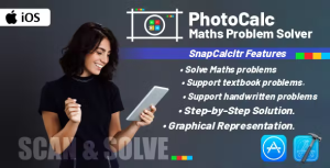 Photocalc maths problem solver full ios native application codermarket.png