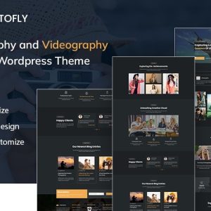 Photofly – Camera Photography and Videography Portfolio WordPress Theme