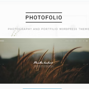 Photofolio - Photography & Portfolio WordPress Theme