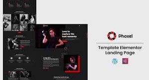 Phoxel Photography - studio showcase weddig event Elementor Landing page