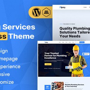Pipey | Plumbing Services WordPress Theme