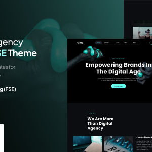 Pirus – Dark Digital Agency FSE WordPress Theme