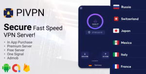 Pivpn fast speed proxy in app purchase google admob facebook ads .png