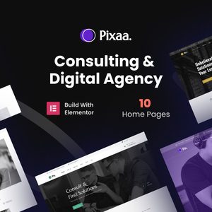 Pixaa - Consulting &Digital Agency WordPress Theme