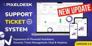 Pixeldesk support ticket system with openai codermarket.jpeg