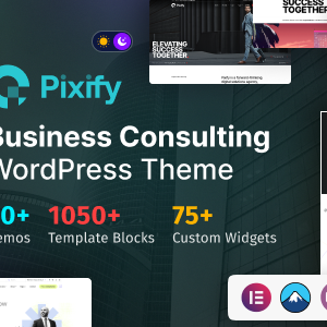Pixify - Business Consulting WordPress Theme