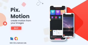 Pixmotion photo editing andorid app with admob ads codermarket.png