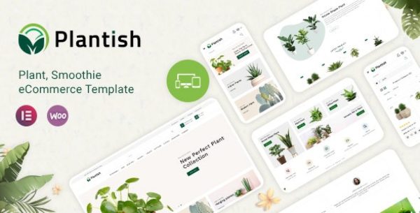Plantish – Gardening Houseplants Responsive WooCommerce Theme - Image 1
