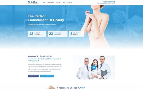 Plasta - Medical WordPress Elementor Theme - Image 1