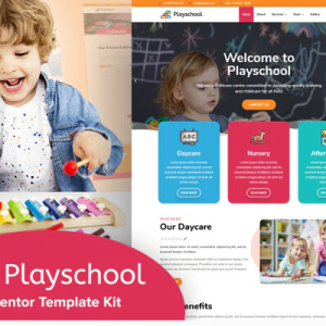 Playschool - Childcare & School Elementor Template Kit