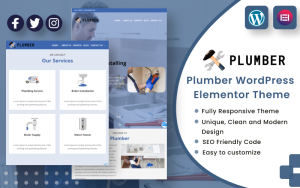 Plumber wordpress theme gplpixel.png