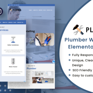 Plumber WordPress Theme