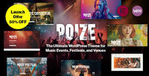 Poize wordpress theme for music events festivals venues gplpixel.png