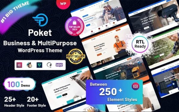 Poket - Business And Multipurpose Responsive WordPress Theme - Image 1