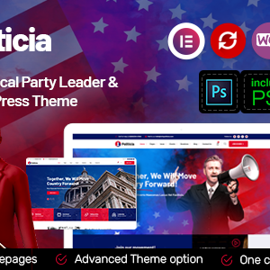 Politicia - Politician & Speaker WordPress Theme