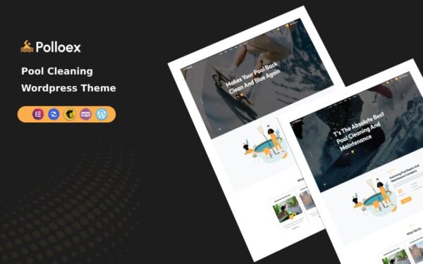 Polloex - Pool Cleaning & Serives WordPress Theme - Image 1