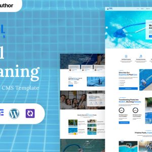 Pool Klean - Pool Cleaning And Pool Repair WordPress Elementor Theme