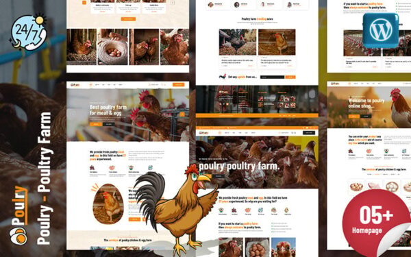 Poulry - Poultry Farm Elementor WordPress Theme - Image 1
