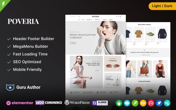 Poveria - Fashion Store WooCommerce Theme - Image 1