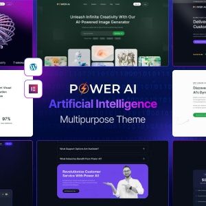 PowerAI - Artificial Intelligence Multipurpose WordPress Theme for Elementor