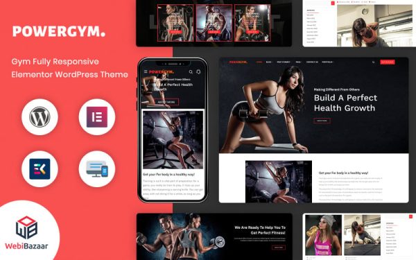 PowerGym - Multipurpose Gym Fitness & Bodybuilding WordPress Theme - Image 1