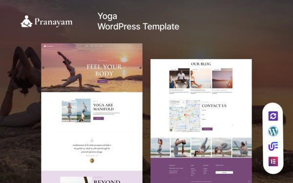 Pranayam - Yoga And Meditation WordPress Theme - Image 1