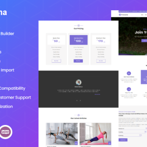 Pranayama - Yoga & Meditation WordPress Elementor Theme