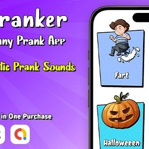 Pranker: 450+ Prank Sounds, Funny & Scary Prank Sounds, Animal, Horn, Fart, Dog Prank Sounds App
